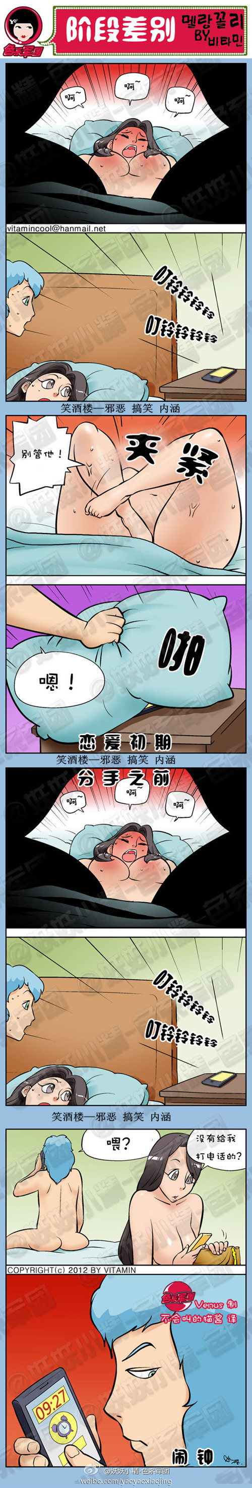 内涵漫画|阶段差别，没有给我打电话的？