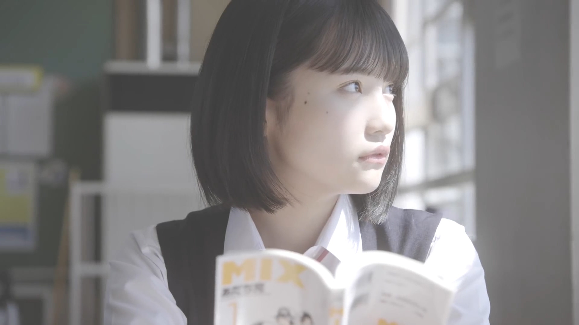 AKB48矢作萌夏拍摄「MIX」动画推广视频