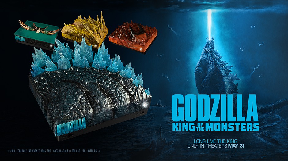 微软XBOX联手「哥斯拉：怪兽之王」推出怪兽主题游戏机，只送不卖