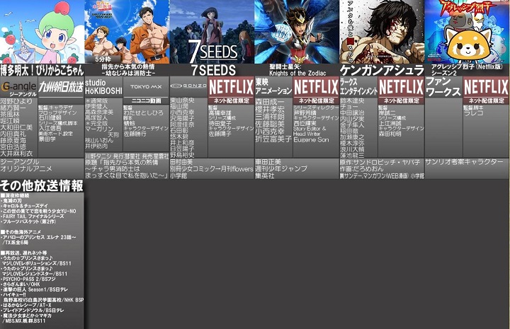 2019年7月夏番动画列表2.0版