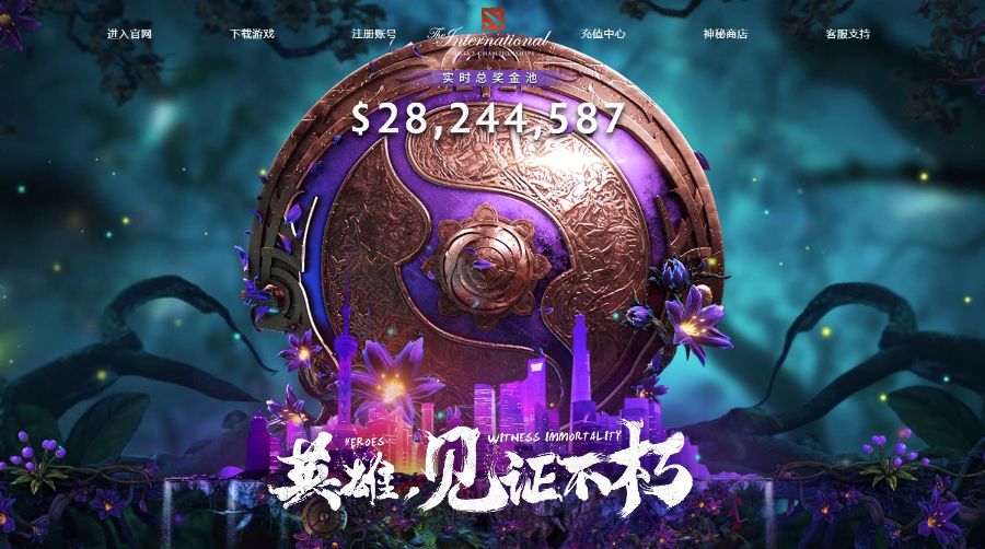 「Dota2」Ti9总奖池达2800万美元 有望突破3000万