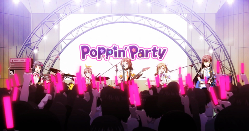 动画电影「BanG Dream! FILM LIVE」预告Poppin’Party篇