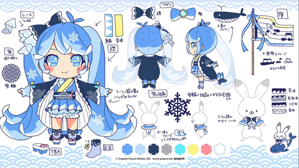 又萌又酷！2022年「雪初音＆兔子服装」最终采用方案揭晓