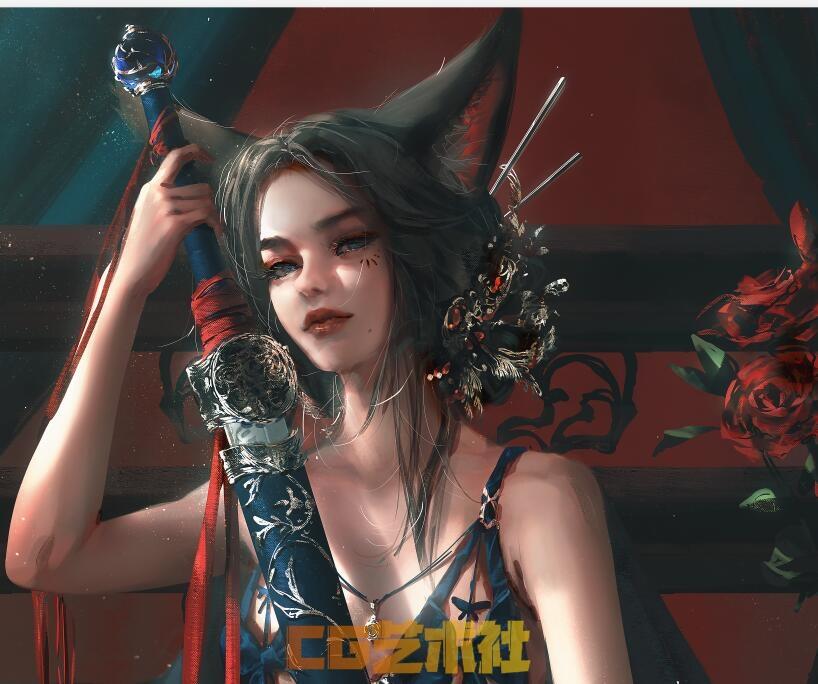 【原画素材】2021年1月-2月更新画师《Nixeu》魅力十足的8k纯净CG原画合集