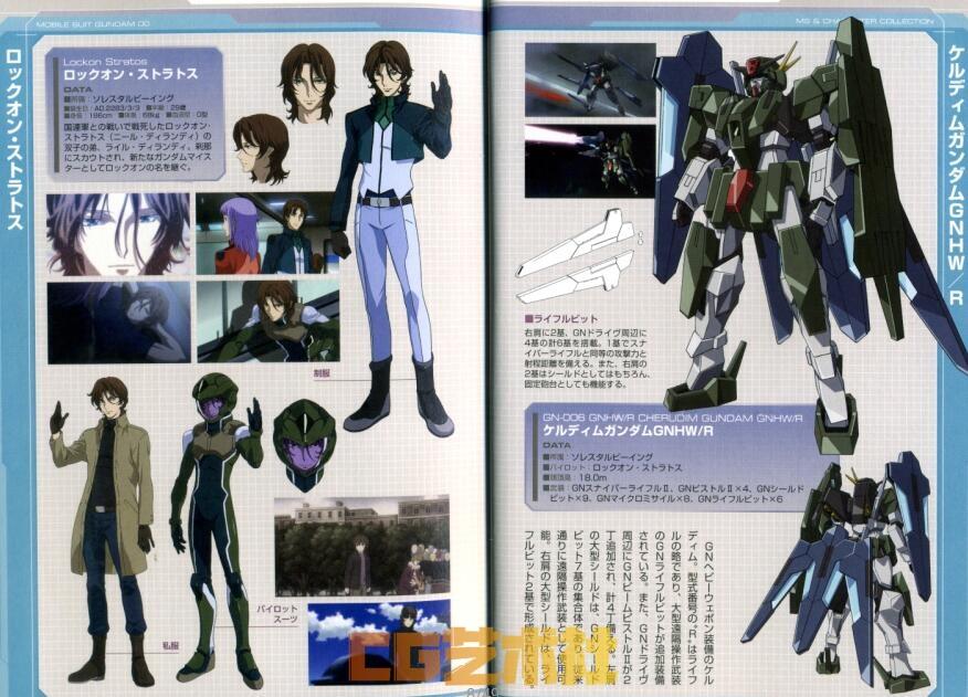 【原画素材】[机动战士高达00 GundamⅡ]动画设定集