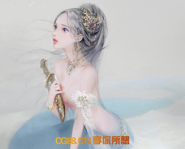 【原画资源】擅长画漂亮妹子的插画师dadachyo作品欣赏！画风柔和唯美！93P