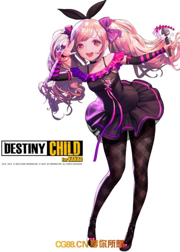 【原画资源】手游天命之子Destiny Child原画