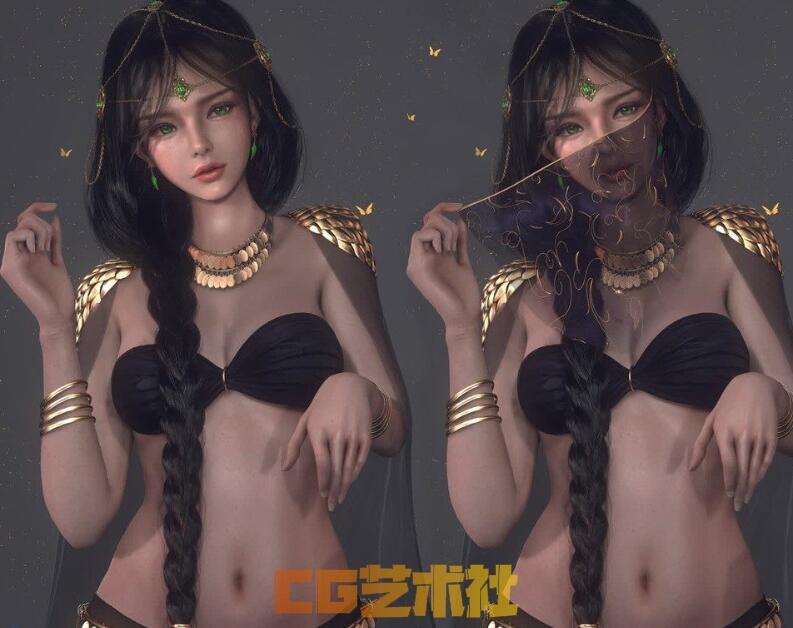 【3d设计】A站LEE GH韩国画师美如天仙的3D大作（19年10月更新）