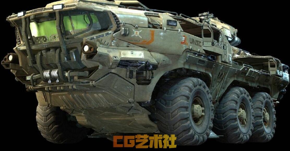 【3D设计】科技感未来重装车辆，装甲车辆3D模型图册合集