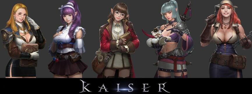 [游戏原画] 《Kaiser》韩国游戏CG角色场景设定图