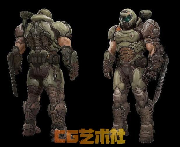 [游戏原画] 《毁灭战士：永恒（Doom Eternal）》游戏美术作品分享