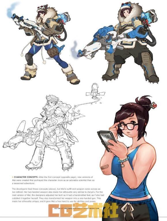 [原画设计] 守望先锋设定集 The Art of Overwatch 370p PDF