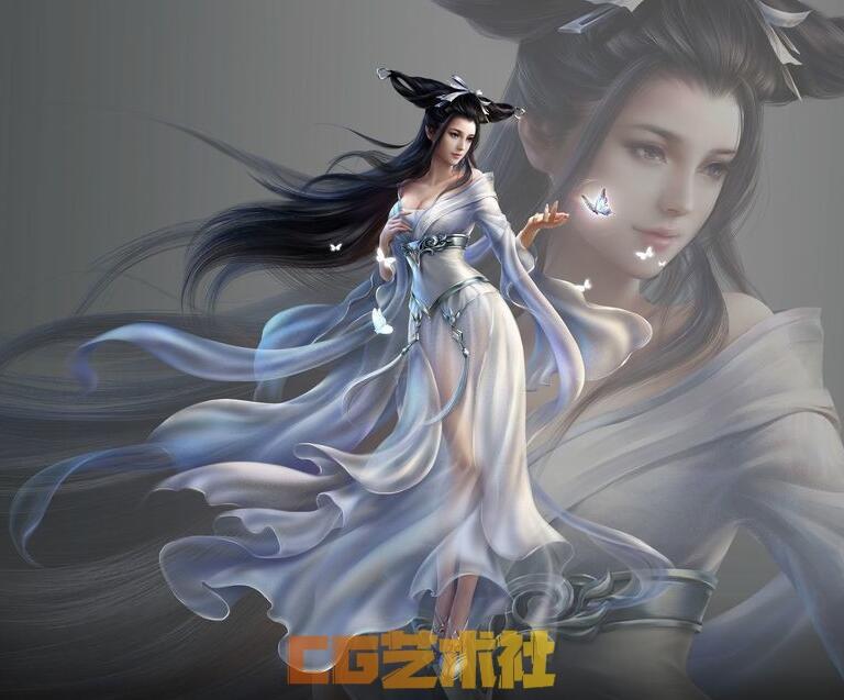 [原画设计] A站(artstation)画师3Q STUDIO【性感美女 侠客 中国古风 游戏职业设定 盗墓笔记】