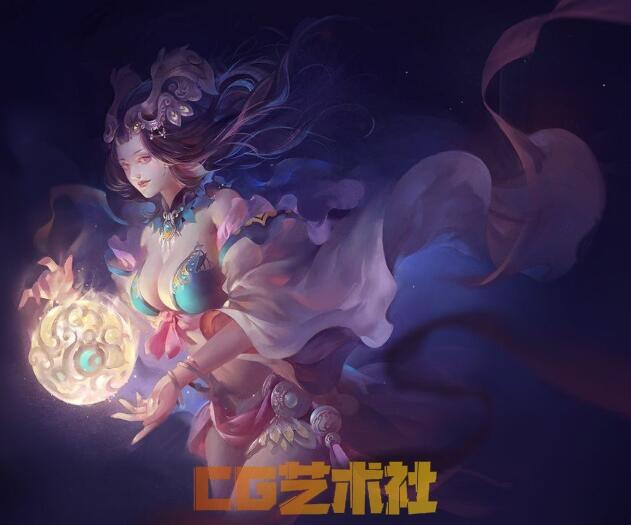 [CG插画] A站 St Luthien 光彩的魔术师的插画作品欣赏