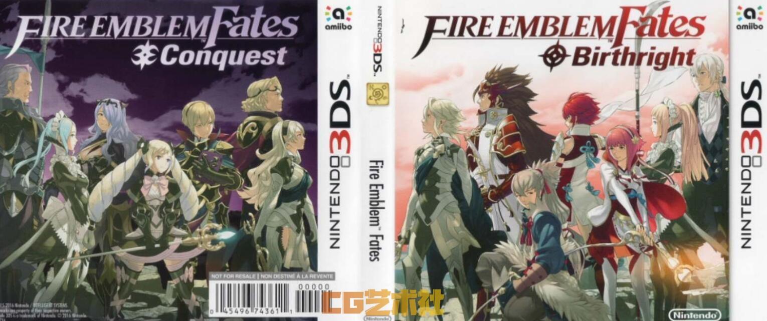 [设定画集] Fire Emblem Fates Special Edition Art Book火焰之纹章if图书