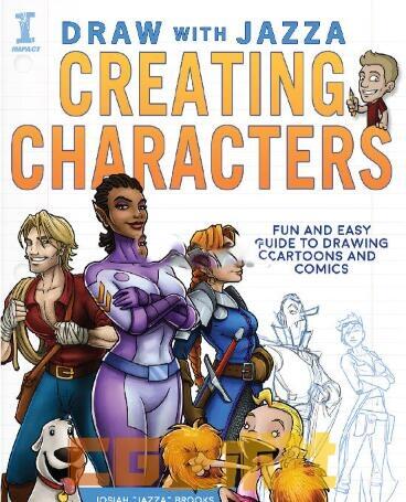 [书籍教程] 卡通与漫画人物角创作教程英文电子书