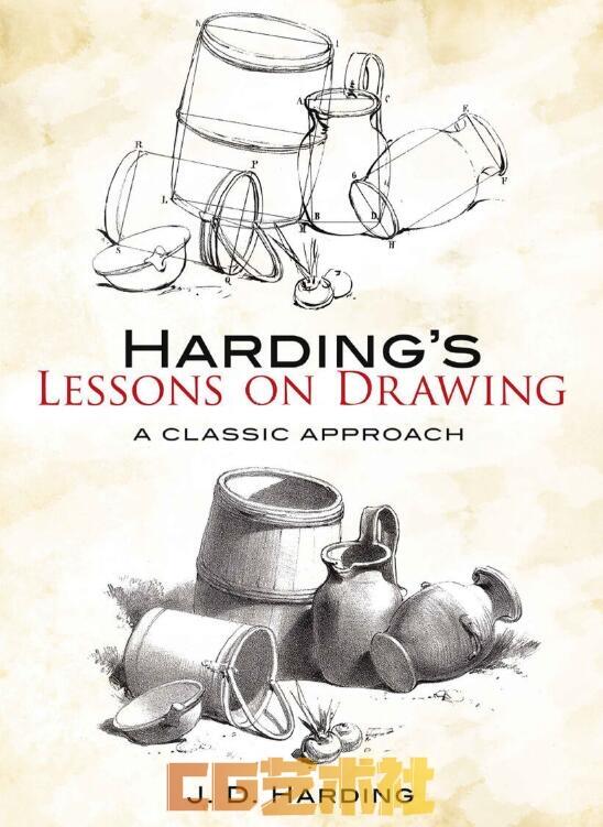 [手绘教程] 哈定的绘画课经典方法（英文电子书）Harding’s Lessons on Drawing – A Classic Approach – book