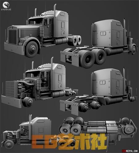 A站画廊0389Hunter Schulz【机械 飞机 火车 科幻3D设定】【35P-13M】 artstation