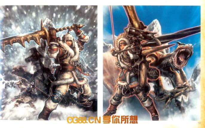 【怪物猎人】Monster Hunter Illustrations原画设定集 Vol. 1 CG88艺术社