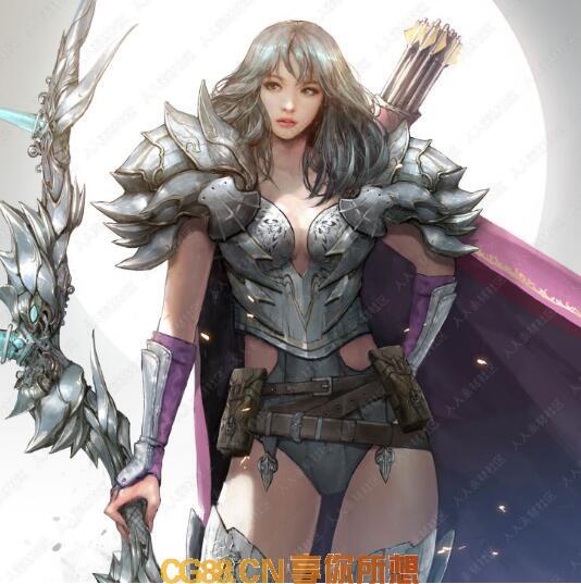 原画资源-画师Kimkiwoong概念角色设计原画插画合集素材杂志CG88分享