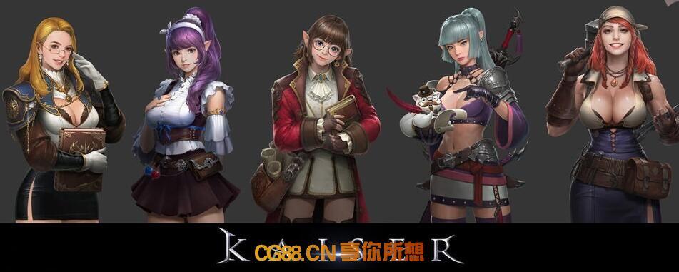 《Kaiser》韩国游戏CG角色场景设定图 CG88艺术社