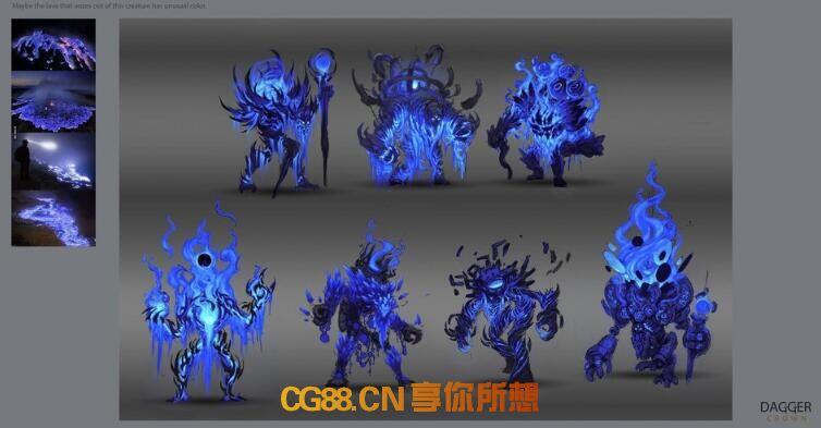 【暗黑血统3】官方设定稿 模型设定，特效材质，场景、UI等设计稿 CG88艺术社