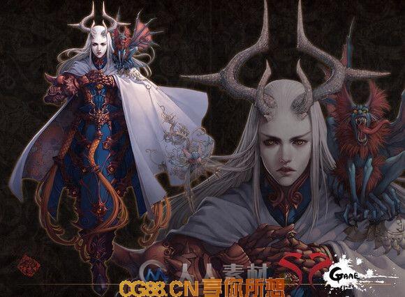 CG88 原画资源-腾讯大企鹅公司内部原画师原画素材杂志CG88分享