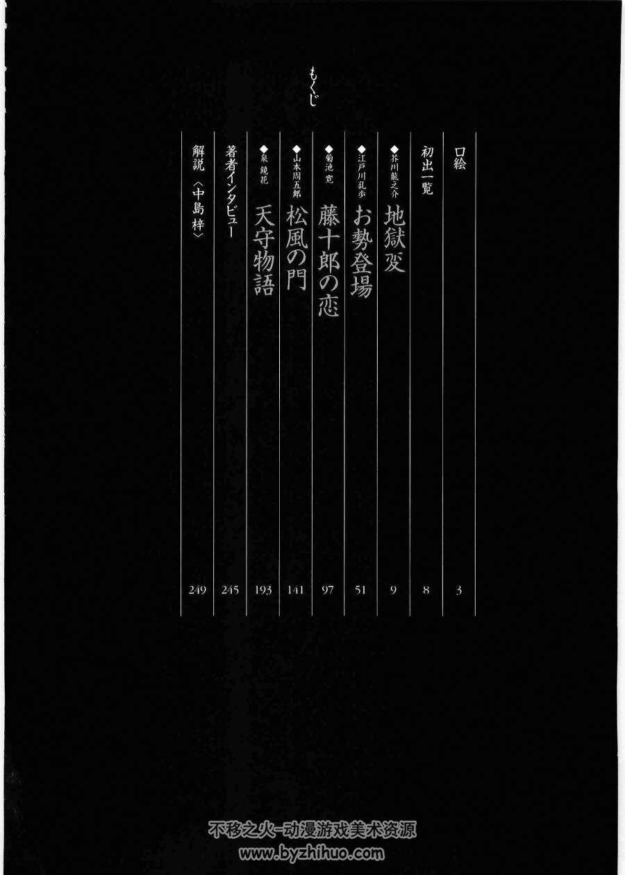 池上辽一 近代日本文学名作选 日文漫画百度网盘下载