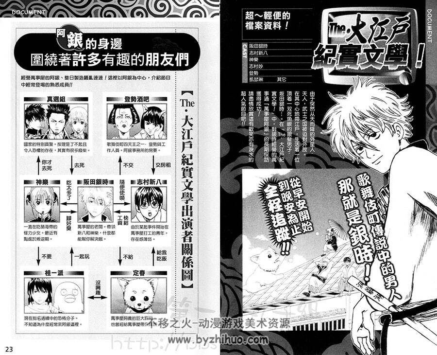 银魂 漫画角色公式角色书