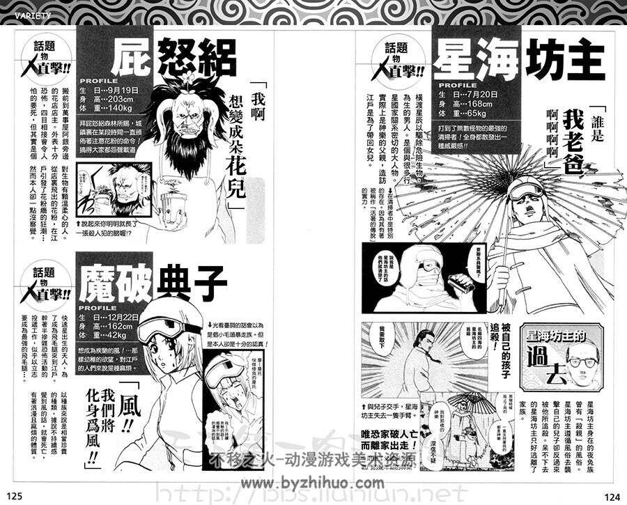 银魂 漫画角色公式角色书