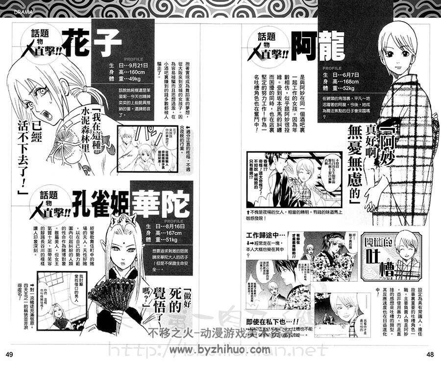 银魂 漫画角色公式角色书