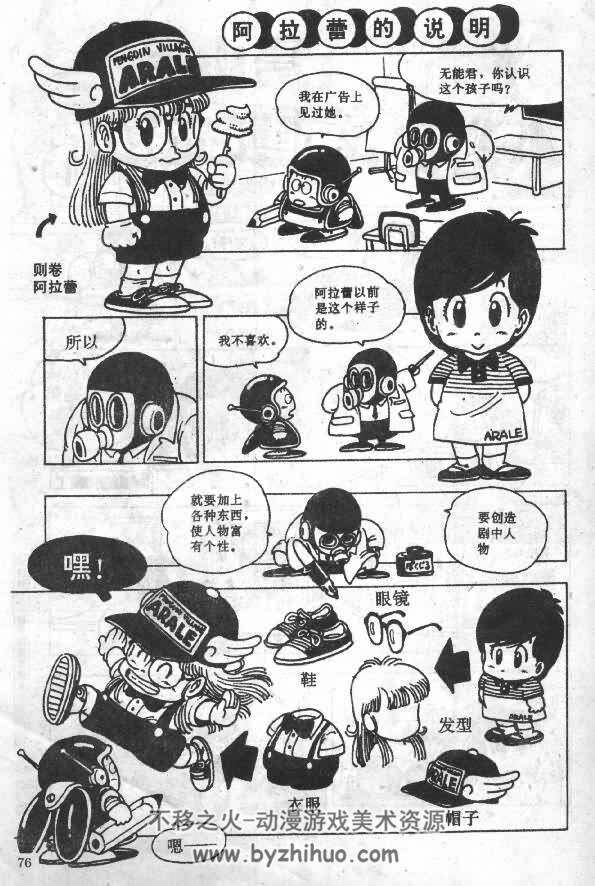 日本漫画大师鸟山明 亲绘 漫画研究所 百度网盘分享