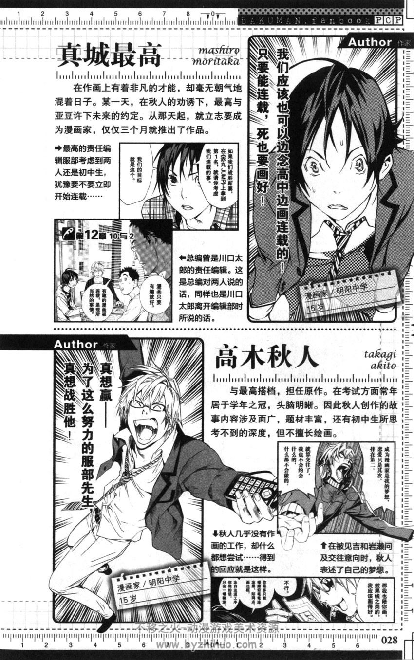 《爆漫王完全漫画手册》食梦者 BAKUMAN FANBOOK