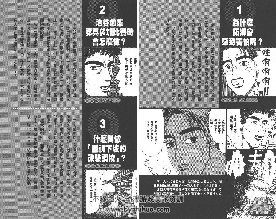 头文字D公式设定集 尖端恶之华 重野秀一 Vol 02