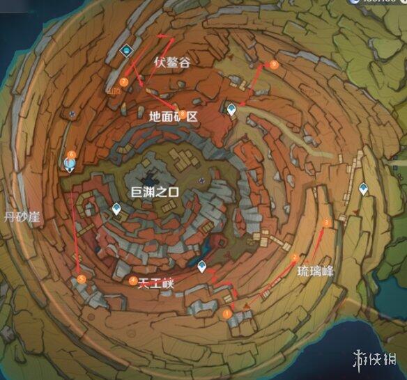 原神石珀采集地点地图新手 原神石珀采集地点路线地图