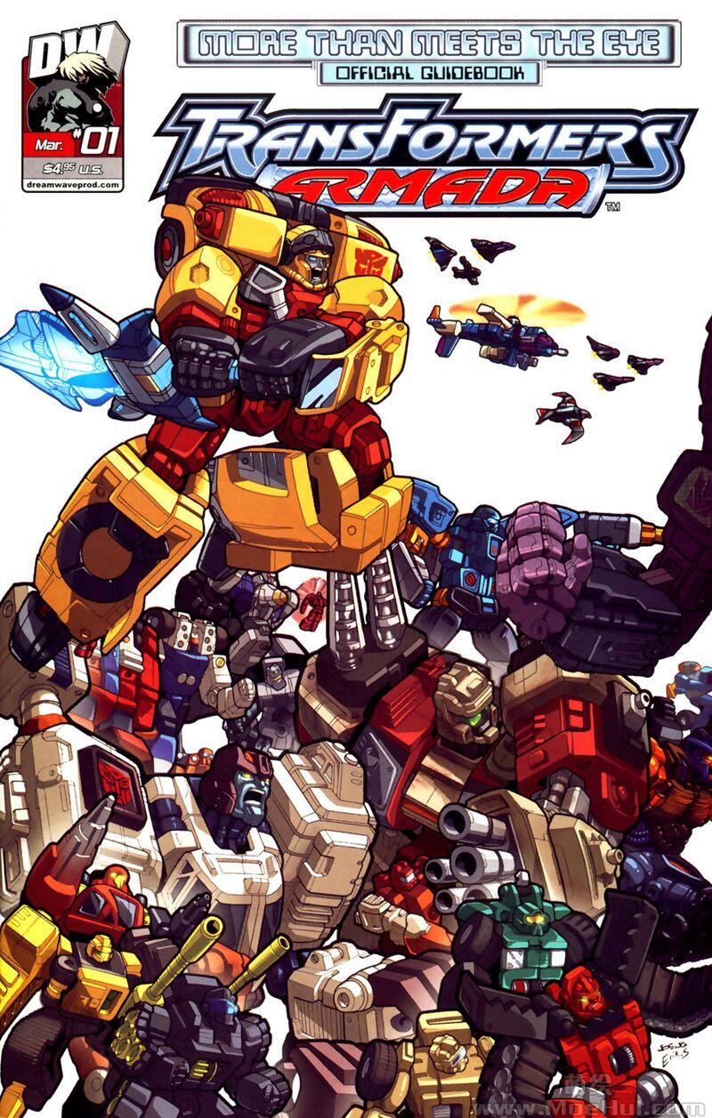 [会员][画集]More than Meets the Eye Official Guidebook Transformers Armada 1-3[154P]