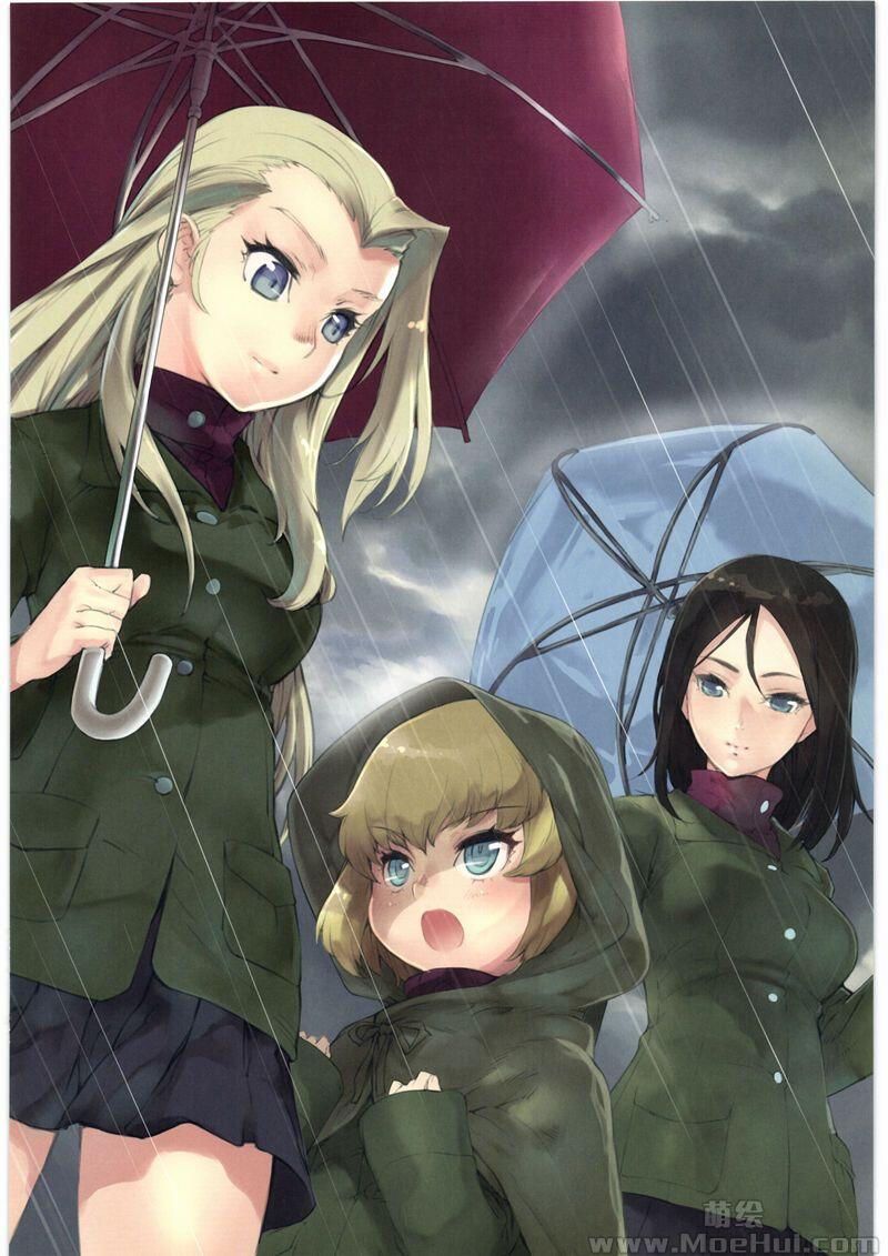 [会员][画集][甲冑娘 (こにしひろし)]Girls und Panzer 同人画集3册合集[68P]