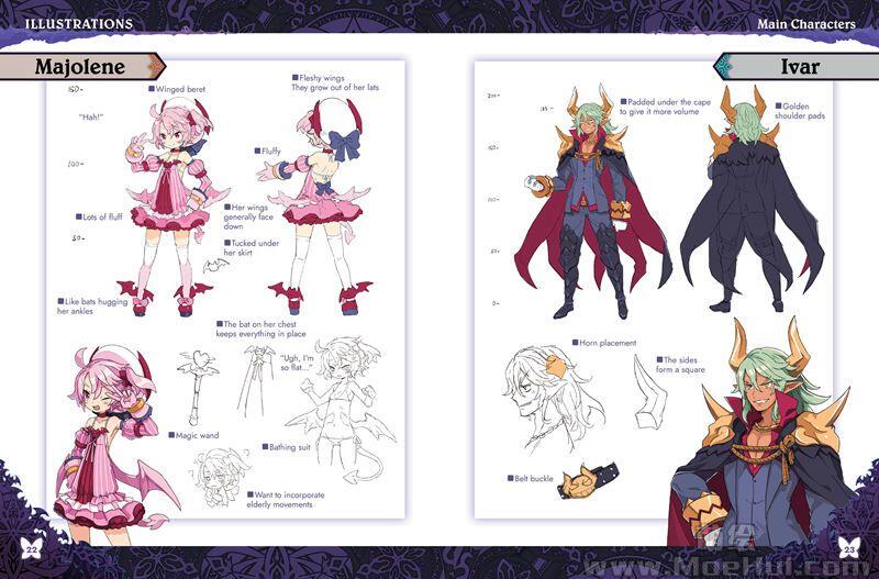 [会员][画集]Disgaea 6 Complete Behind The Seams Artbook[35P]