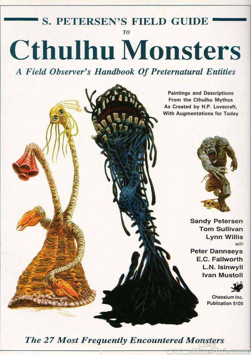 [会员][画集]S. Petersen’s Field Guide to Creatures of the Dreamlands   Cthulhu Monsters