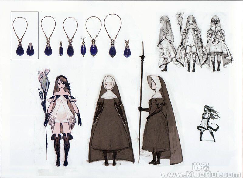 [会员][画集]Bravely Default Deluxe Artbook