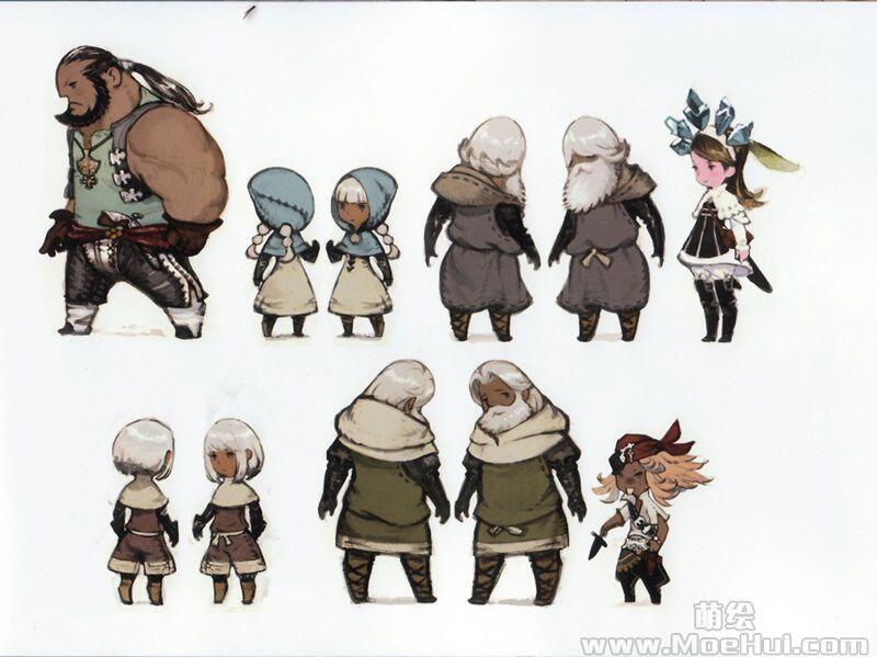 [会员][画集]Bravely Default Deluxe Artbook