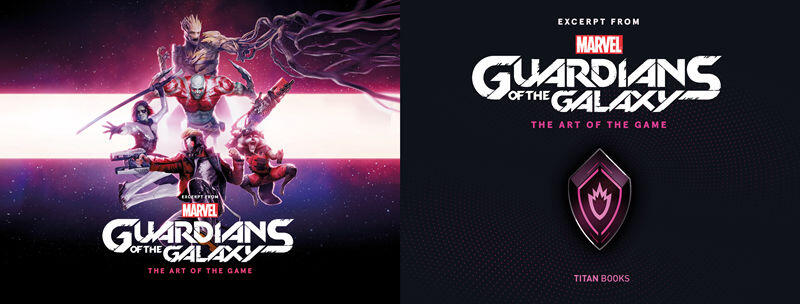 [会员][画集]Marvel’s Guardians of the Galaxy The Art of the Game Exclusive Minibook
