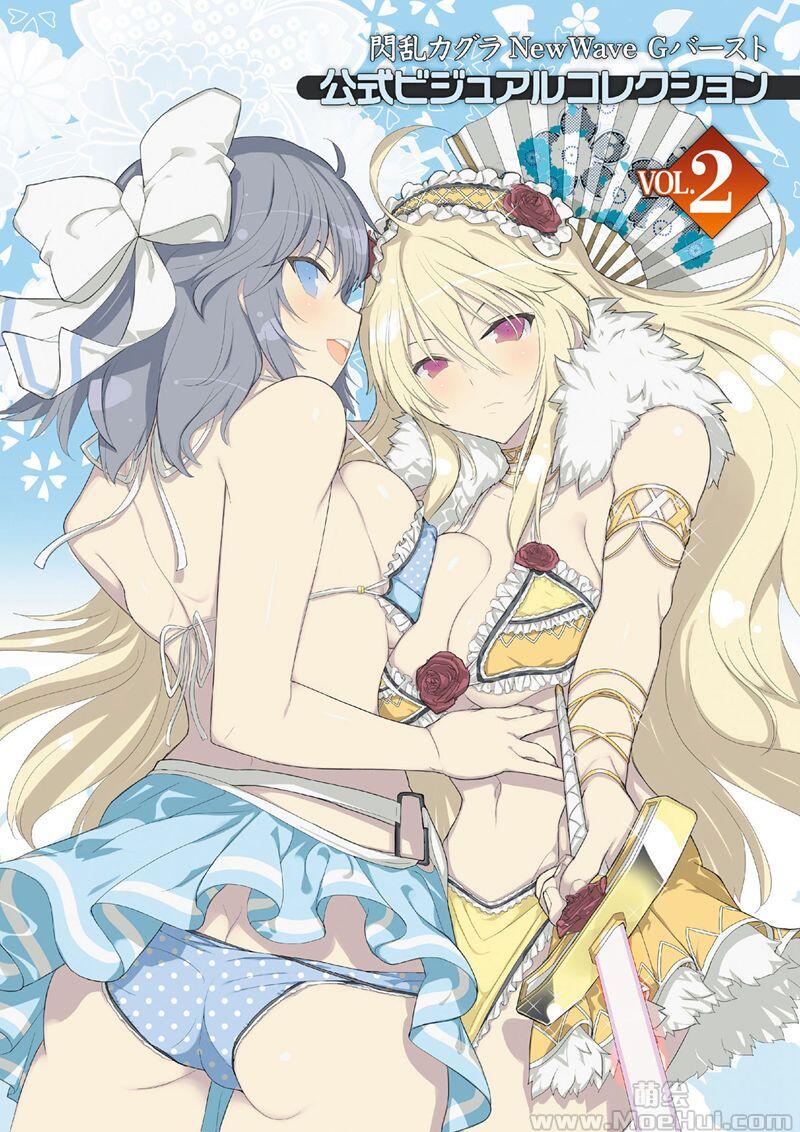 [会员][画集]閃乱カグラ NewWave Gバースト 公式ビジュアルコレクション VOL.2