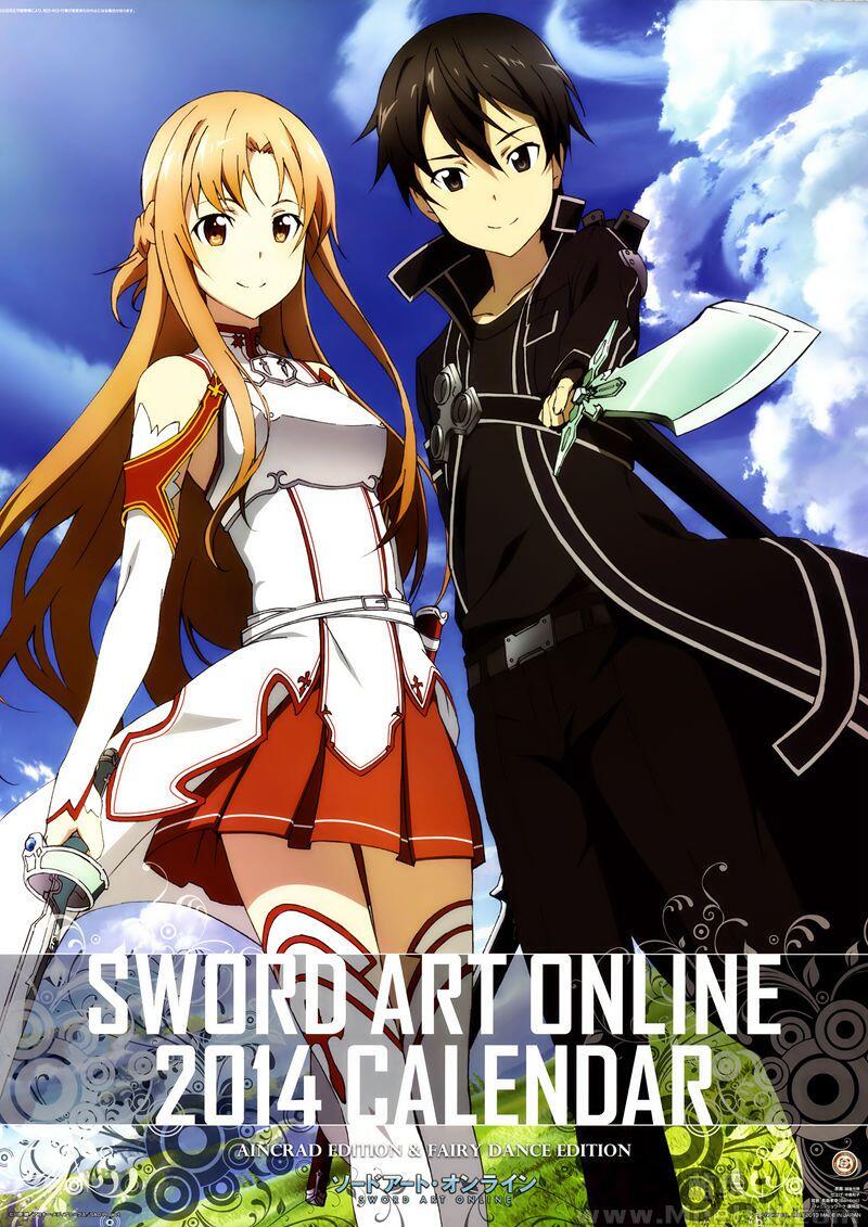 [画集]Sword Art Online 2014、2019 Calendar