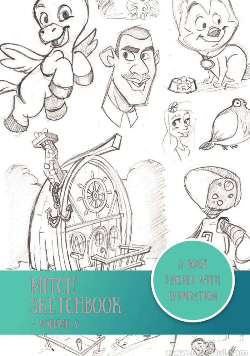 [画集][Mitch Leeuwe]Mitch Sketchbook Volume 1 4