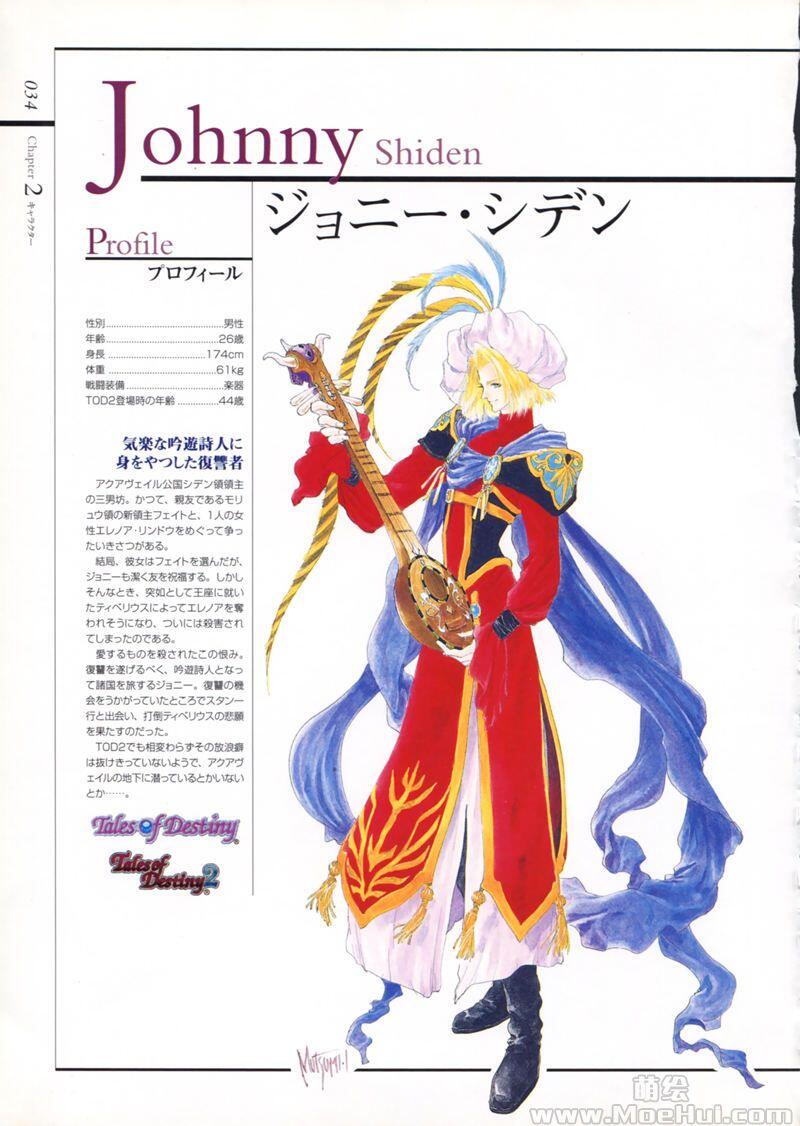 [画集][いのまたむつみ]Tales of Destiny Character Collection