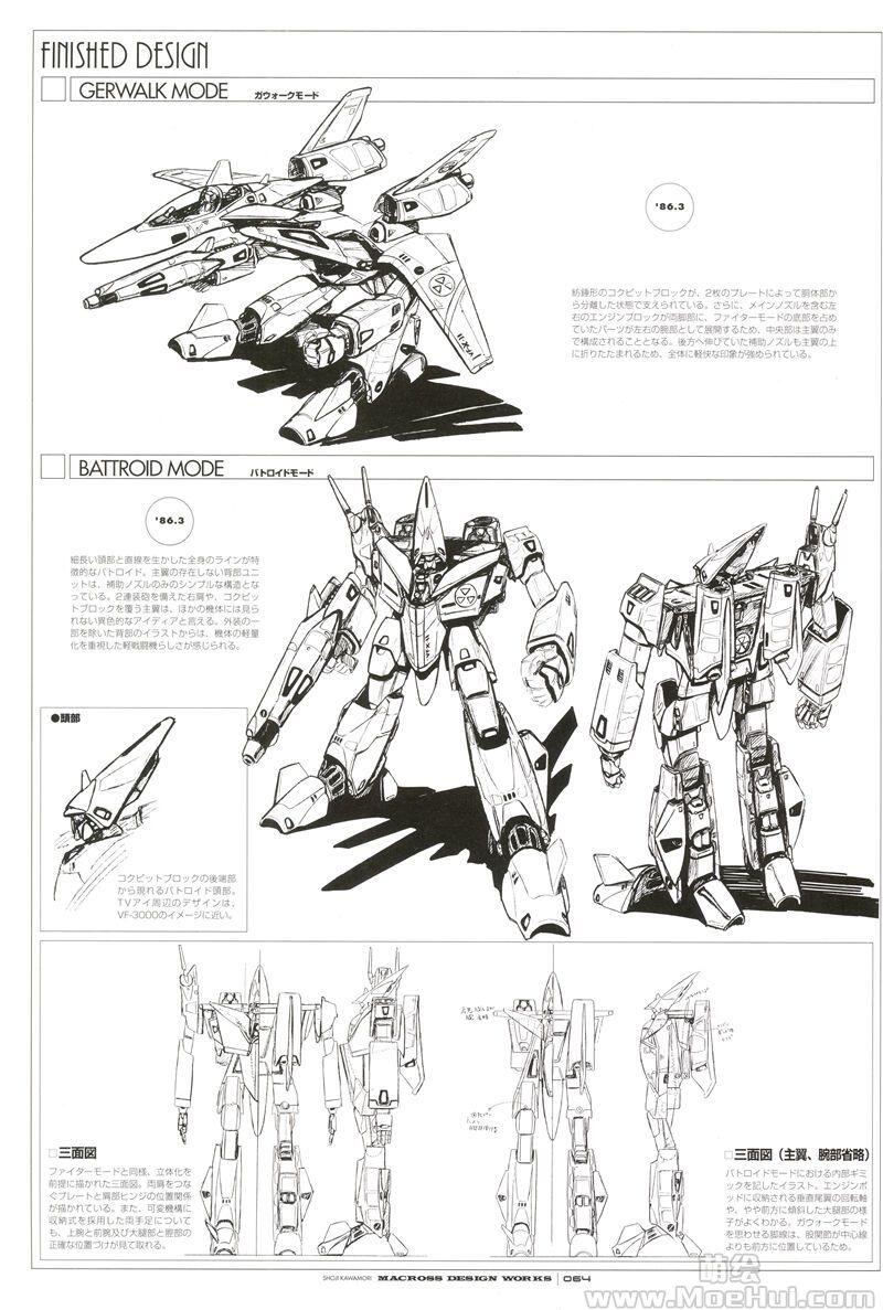 [画集]MACROSS DESIGN WORKS - 河森正治マクロスデザインワークス