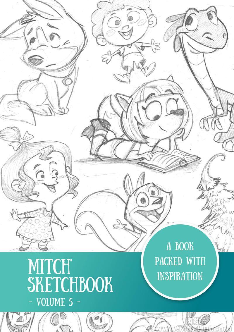 [画集][Mitch Leeuwe]Mitch Sketchbook Volume 5 6