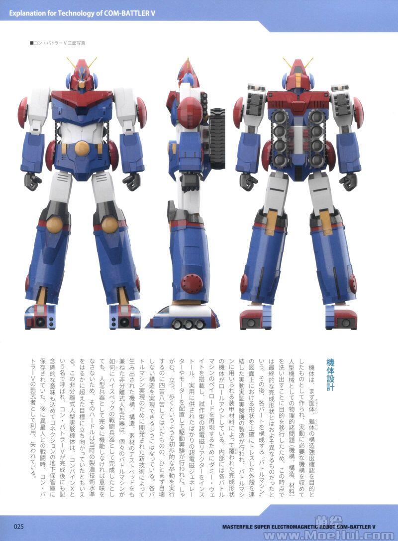 [画集]MASTERFILE SUPER ELECTROMAGNETIC ROBOT COM-BATTLER V