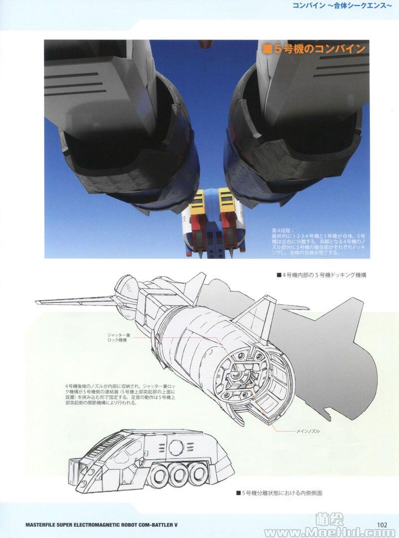 [画集]MASTERFILE SUPER ELECTROMAGNETIC ROBOT COM-BATTLER V